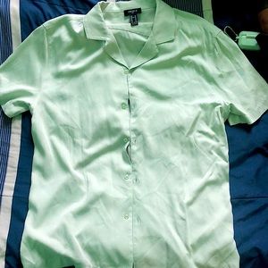Forever 21 light green dress shirt, unused